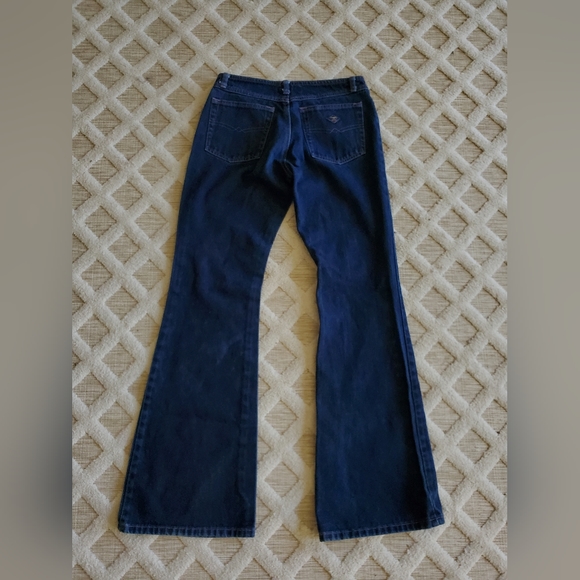 Vintage Angels Low Rise 90's Bootcut Blue Jeans Size 5 Classic Retro Boho Chic - Picture 2 of 12